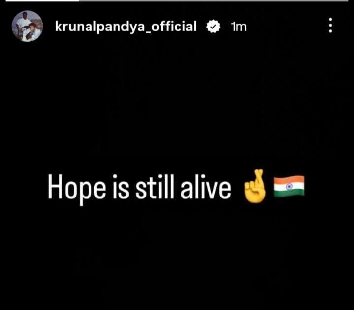 0GGI_x6's tweet photo. Krunal Pandya's hope is still alive 😳

#Cricket https://t.co/FmoUrVoDsB