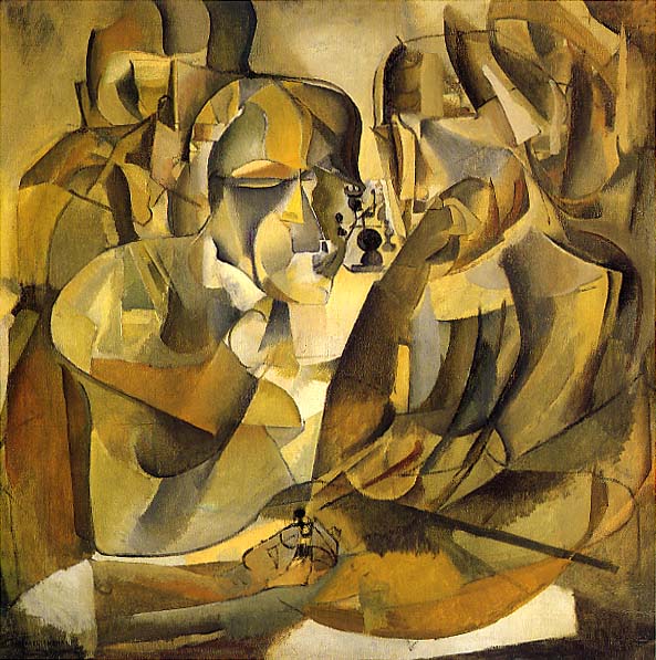 MorganaBwrites's tweet photo. American Chess Day, Sept. 1, honors the benefits & cultural significance of chess.

Portrait of Chess Players by Marcel Duchamp, 1887-1968, a French American painter, sculptor, chess player & writer

“While all artists are not chess players, all chess players are artists … The chess pieces are the block alphabet which shapes thoughts; and these thoughts, although making a visual design on the chessboard, express their beauty abstractly, like a poem.”

#chess #MarcelDuchamp