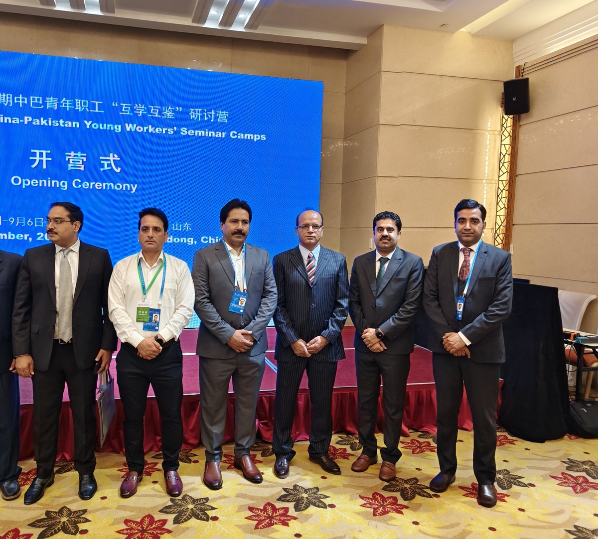 samizarkoon's tweet photo. Ninth & Tenth China-Pakistan Young Workers' Seminar Camps
第九期、第十期中巴青年职工 “互学互鉴” 研讨营
🇵🇰🤝🇨🇳
#ChinaPakistan #YouthExchange #Shandong
#ChinaPakistan #YouthLeadership #BRI #PeopleToPeople #YoungWorkers #互学互鉴 #MutualLearning
#CivilSocietyBalochistan https://t.co/Vc6kDQmgYJ