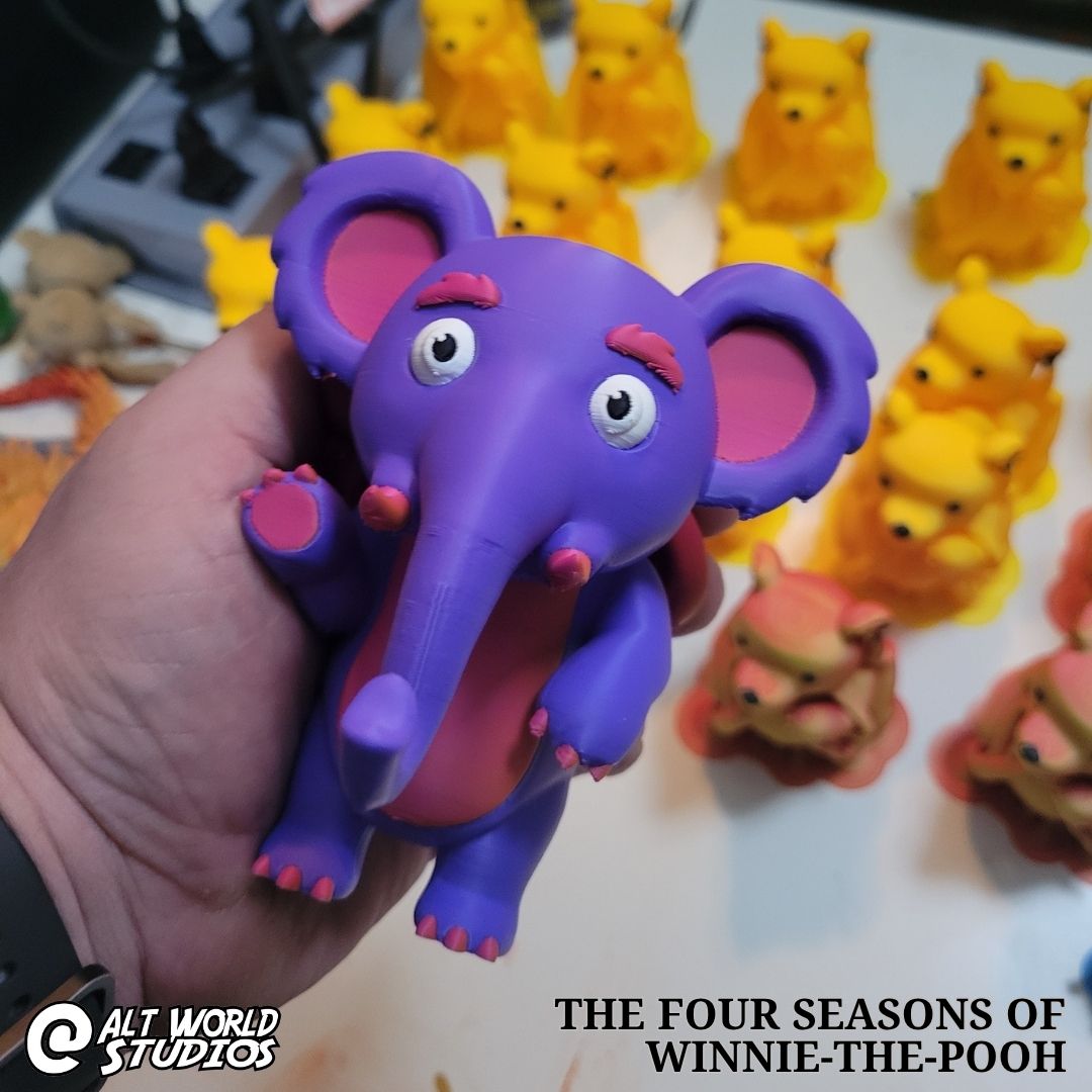 alt_world's tweet photo. The Kickstarter for the Four Seasons of Winnie the Pooh launches tomorrow at 10am! And we now have a Heffalump! 

You can sign up for the #Kickstarter launch notification by clicking the link in the first comment below.

#comics #winniethepooh #heffalump #piglet #graphicnovel https://t.co/U3KWIfeG4l