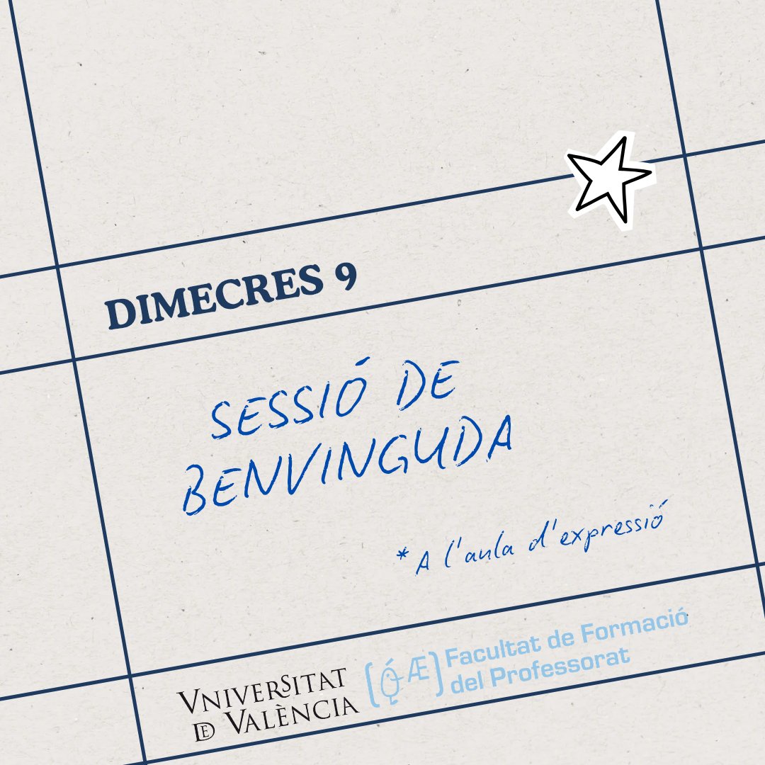Facformacio's tweet photo. Si comences aquest any un dels nostres graus, tens una  amb nosaltres el dia 9:

A les 9:30 de la A fins a GALLEGO.
A les 11:00 de GAMÓN fins a MORCILLO.
A les 12:30  de MORENO fins a la Z. https://t.co/ClgcmRnxgA