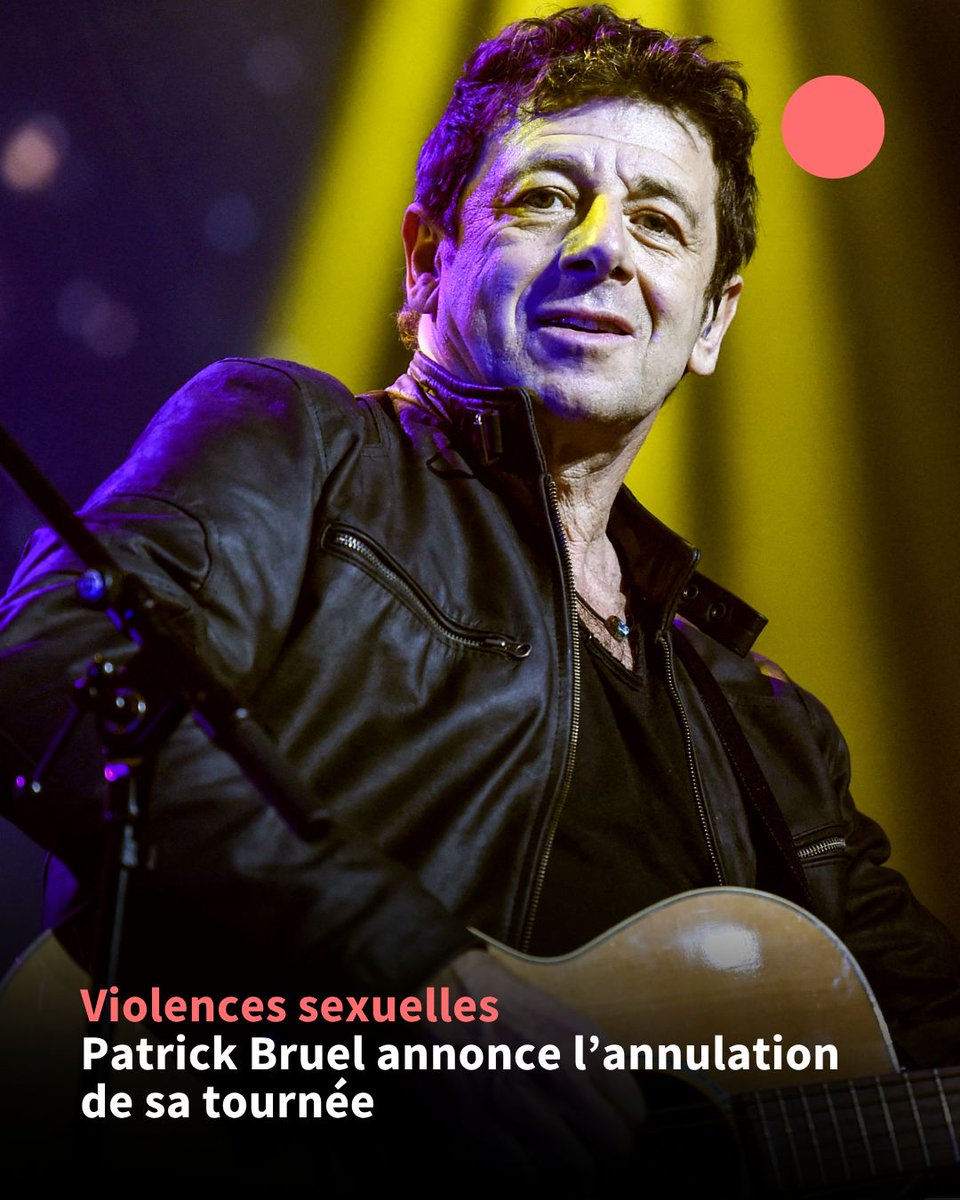 afpfr's tweet photo. ⚖️ Patrick Bruel, mis en examen dans plusieurs dossiers de violences sexuelles, a annoncé lundi sur Instagram renoncer à la tournée qui devait commencer début octobre mais qui est, selon lui, devenue "l'incarnation d'un débat qui la dépasse" ⤵️ https://t.co/8egF1lCsLV