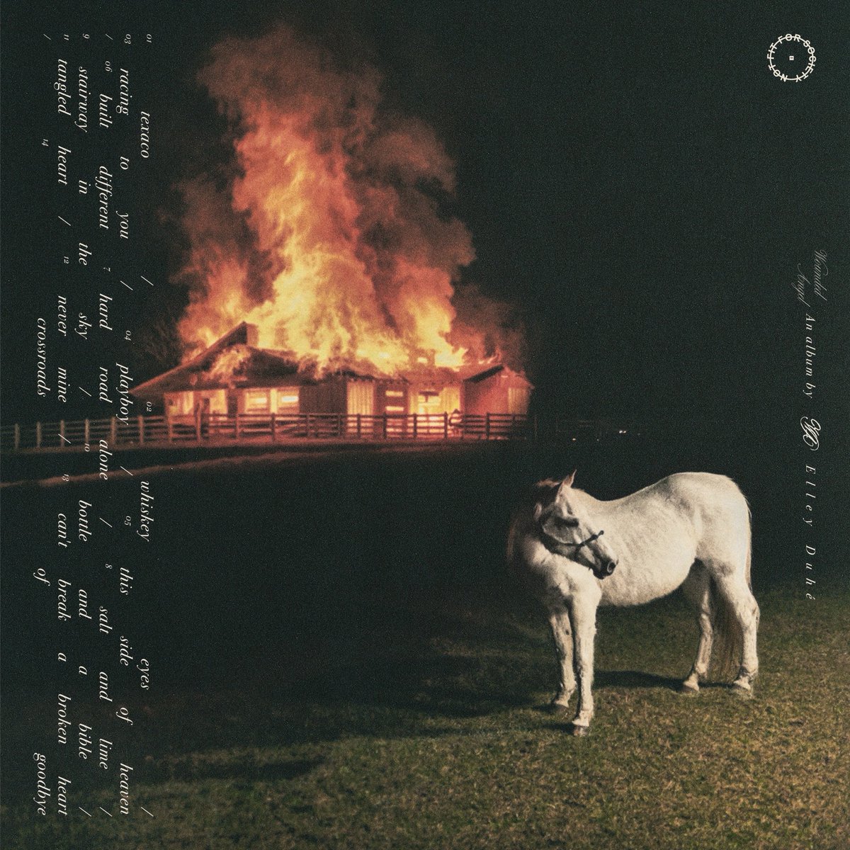 elleyduhe's tweet photo. your wounded angel tracklist 🪽album out friday https://t.co/5mZ6NN6ZeB