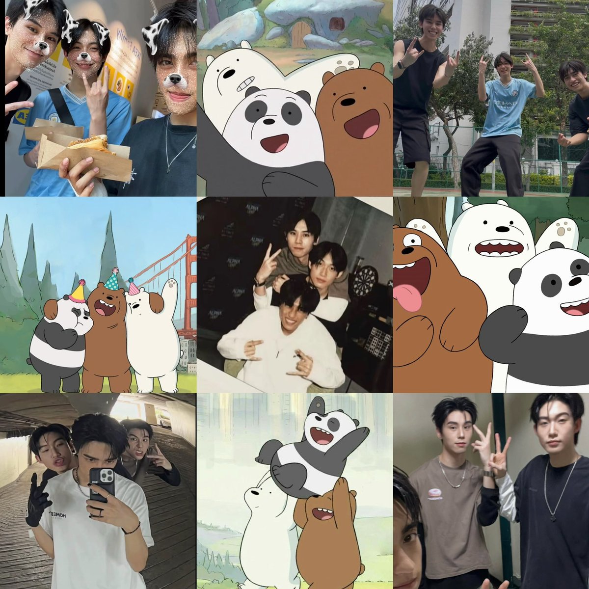 gwelryy's tweet photo. ૮꒰ ˶• ༝ •˶꒱ა ♡ we bare bears  

#gundamkita #LEO_phatipan #jemxniq https://t.co/PPjWC9pbhj