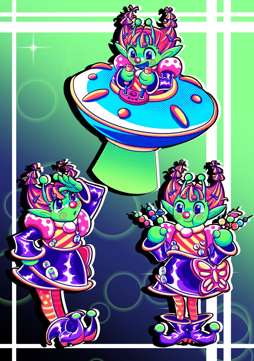 Roser7091's tweet photo. Me estaba olvidando de subir los  chibis

#oc #originalcharacter #characterdesign #concursodediseño #mendotaku #personajeoriginal #alien https://t.co/zC3pio3cLo