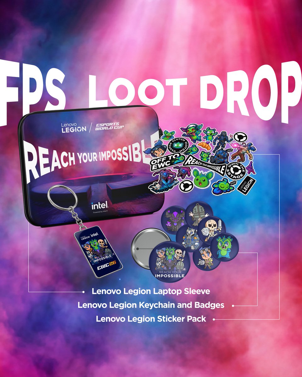 Lenovo_ME's tweet photo. UAE EDITION: Meet the FPS Drop. 🎮 Built for precision, speed and a competitive edge, keeping you locked in when the pressure is on! 

Lenovo Legion Loot Drop - Available now in UAE in select stores at Sharaf DG, Virgin, Emax, Jumbo.

Visit the link in bio for T&Cs and more details! 

إصدار الإمارات: تعرّفوا على جائزة FPS! 🎮

عندما يكون كل جزء من الثانية يصنع فرقًا، تصبح الدقة والسرعة هما كل ما تحتاجونه.

صُمّمت هذه الجائزة لعشّاق المنافسة، لتبقيكم في قلب المواجهة، وتمنحكم التركيز والميزة التي تحتاجونها عندما يشتد التشويق!

للمزيد من التفاصيل والشروط والأحكام، تفضلوا بزيارة الموقع عبر الرابط.

#Lenovo #LegionAtEWC