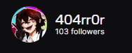404rr0r's tweet photo. We have made another milestone! Thank you once again for the support! Love ya'll🖤❤️✨ https://t.co/Uo2pxamfFO