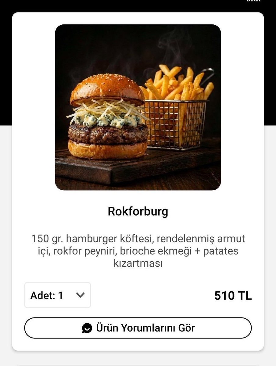 ShortNewsTR's tweet photo. Bir vatandaş, 510 TL ödediği hamburgeri paylaştı: https://t.co/OasKsVisxG