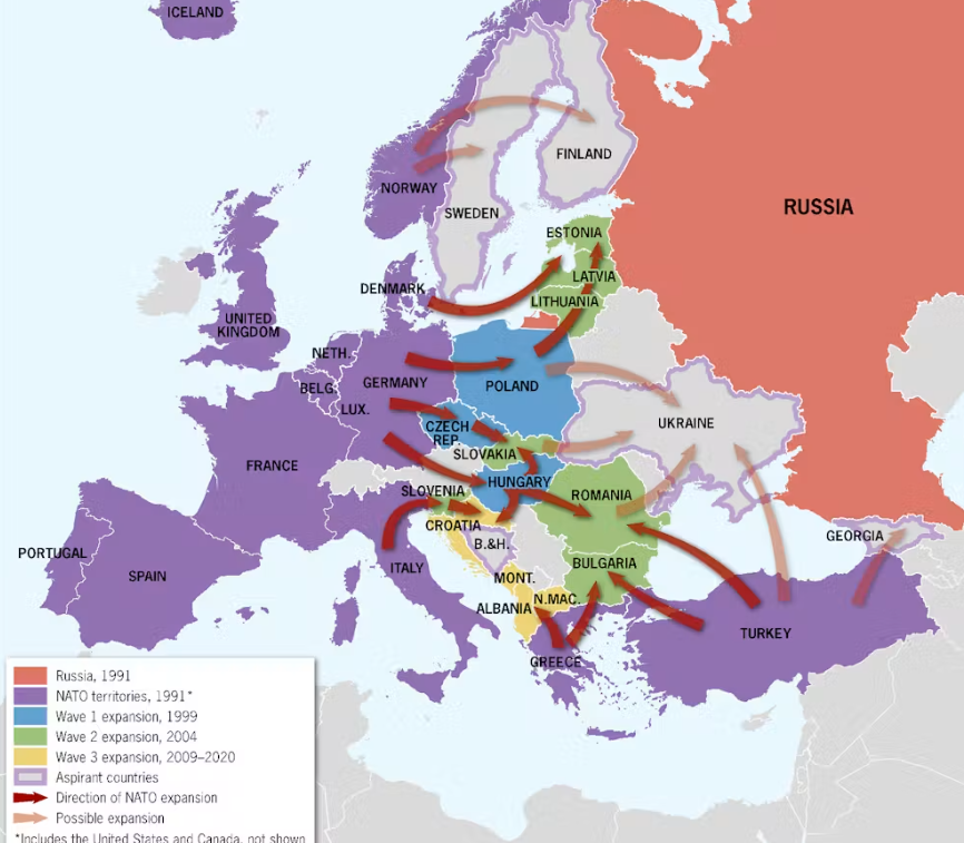 zativaro's tweet photo. @donaldtusk Is it Russia that is expanding towards NATO? https://t.co/gIZVmw0kpn