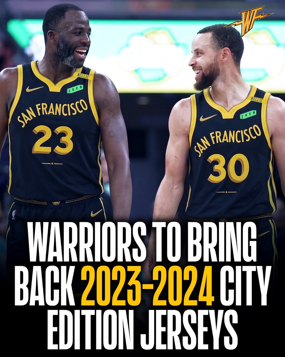 TheWarriorsTalk's tweet photo. Thoughts on the Warriors bringing back the 2023-2024 City edition jerseys this year? https://t.co/3WXjCOdMBr