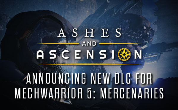 MW5Mercs's tweet photo. We're excited to announce MechWarrior 5: Mercenaries – Ashes &amp; Ascension, our ninth DLC Coming in Early October - https://t.co/kIoguCJEcj https://t.co/AsqIYlrava