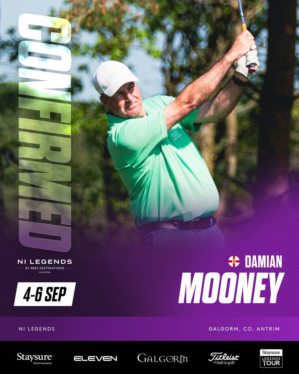 euLegendsTour's tweet photo. Two to watch on home soil 👀

Cameron Clark and Damian Mooney are flying the flag for Northern Ireland at NI Legends this week.

Register for FREE tickets: https://t.co/WU52qfzKbz

#StaysureLegendsTour #NILegends https://t.co/toKcGAwPG7