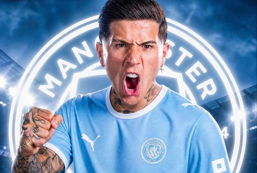 K24Tv's tweet photo. Chelsea and Manchester City agree Ksh21B transfer deal for Enzo Fernandez.

Read the full story here: https://t.co/YEPnMP7kFf https://t.co/Ky9a8Rjvvc