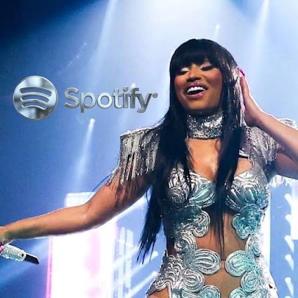 NickiCraveX's tweet photo. Nicki Minaj remains the ONLY female rapper charting on both the U.S. and Global Spotify charts. https://t.co/uCZlxiGNAJ