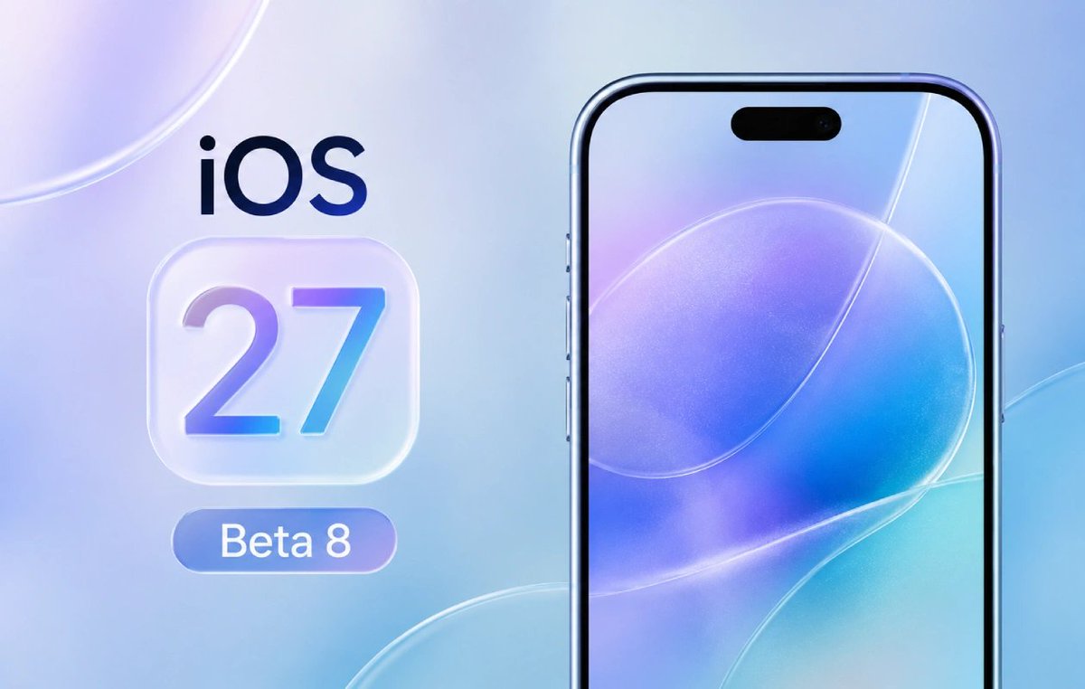 NavjotSinghYt's tweet photo. IOS 27 Beta 8 - How's Your Experience Apple Users ?
#ios27 #ios27beta8 #apple https://t.co/NxnBKR5WJo
