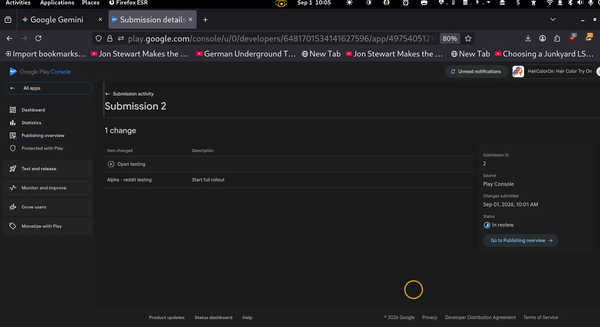 decko890's tweet photo. common google please ! just approve it it is alpha ? why does every little thing has to take a week to review. i taught AI was going to make everything fast and better. could an ai just look at it . it thought it was god! https://t.co/HuTYL71CAR