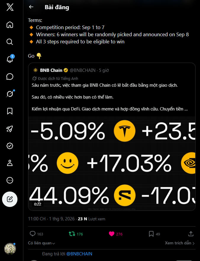 bonglyly68's tweet photo. @BNBCHAIN #6YearsOfBNBChain, still unstoppable https://t.co/x0Jnf9Nfw3