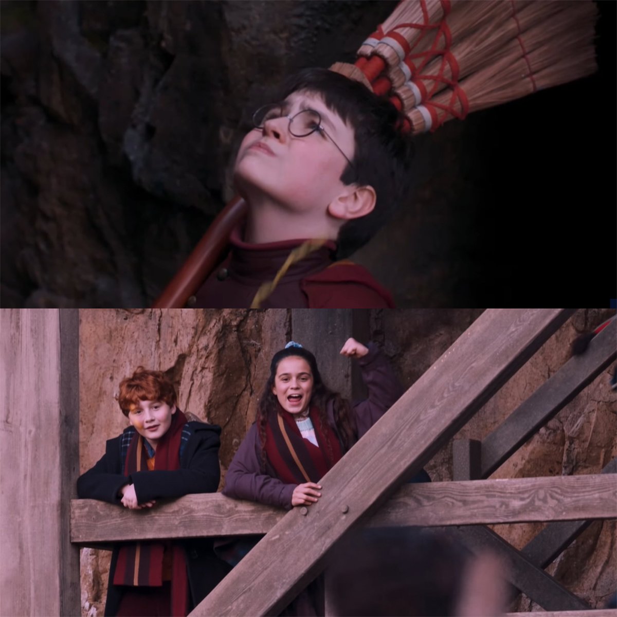 portalpotterbr's tweet photo. Harry Potter, Hermione e Ron Weasley. #BackToHogwarts https://t.co/mWO0MqylQR