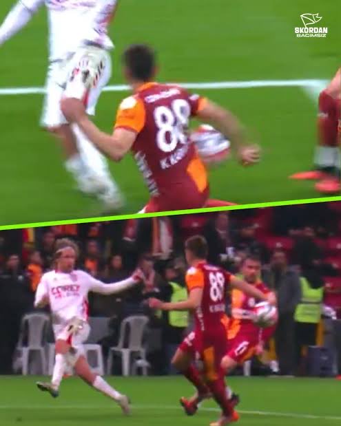 EnginCO01's tweet photo. @GalaSpace1905 Yazdığına belli ki kendin de inanmıyorsun “inanılmaz hak yiyorlar” gibi zorlama ve saçma bir şey yazmışsın. Maçın kaderine etki edecek bir pozisyon görseli arıyorsan bunu inceleyebilirsin diyecem ama onu da pek anlayabileceğini sanmıyorum. En iyisi koklayarak anlamaya çalış bunu. https://t.co/MyvrFDzcv2