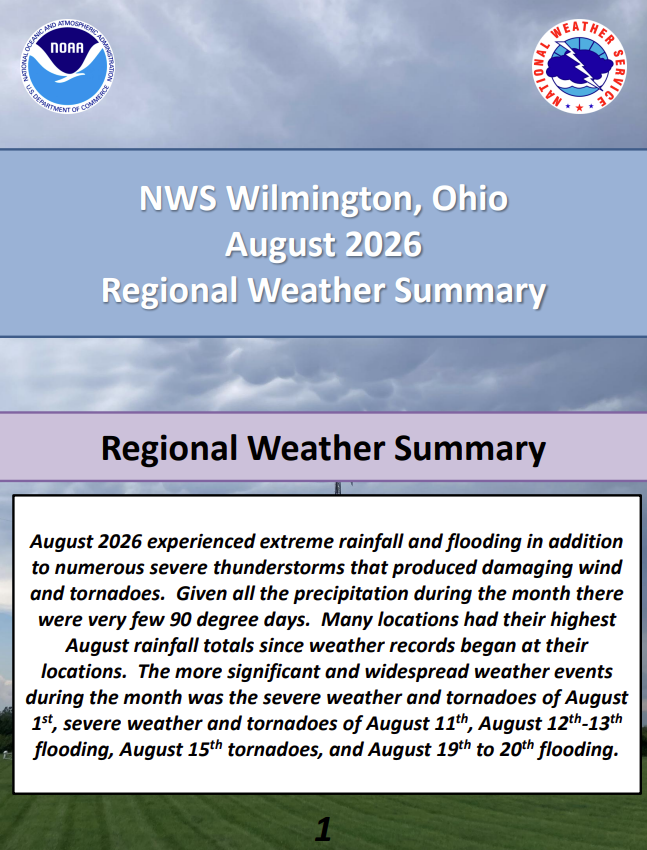 NWSILN's tweet photo. August 2026 experienced extreme rainfall and flooding in addition to numerous severe thunderstorms that produced damaging wind and tornadoes.  You can find out more here: https://t.co/rdWLlr9HZ5 https://t.co/5NjLnAQRHz