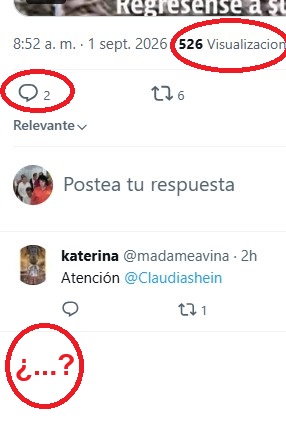 EldarLucio's tweet photo. @Tomasasoy @DnielleCabrera @Claudiashein @Anamariavazquez @madameavina @Chioxini @violetamg10078 @Claudia13391602 @SoniaEloiza 526 visualizaciones, pero menos de 10 likes y/o reposteos. Parece que el algoritmo está ocultando tus respuestas y las mías, marcándolas como "posible spam". Es posible que los bots la hayan reportado. Por eso es importante interactuar con el asunto, no sólo dejarnos en "visto". https://t.co/LKeKprWwA8