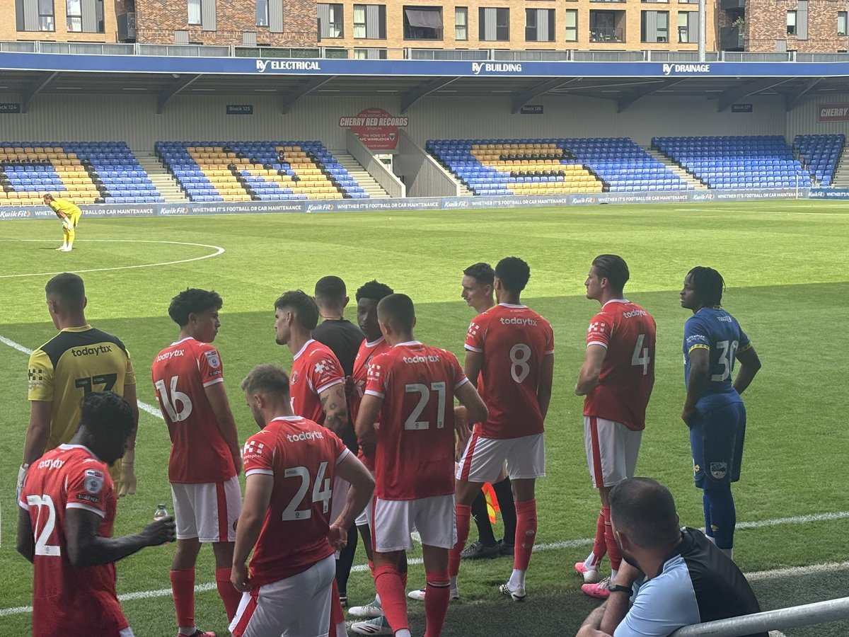 EdHewison's tweet photo. A prophetic image from pre-season. 😢 

Go well, Junior! #AFCW #CAFC https://t.co/MRET3k8AsZ