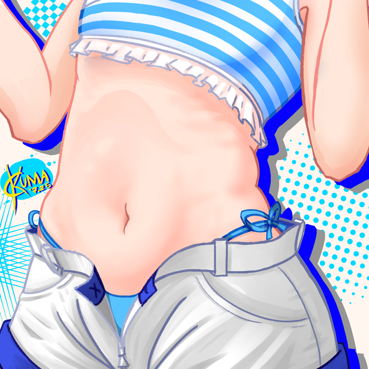 2DFD_Saba's tweet photo. You get nothing else except my tummy~ https://t.co/IPGk7HiERW