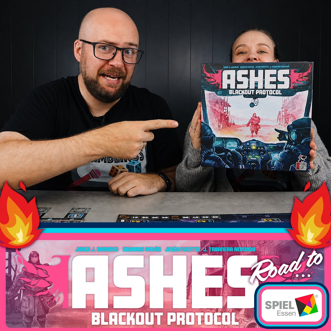 PerrolokoGames's tweet photo. Vam-moh!!!😍😍😍 Ahora sí!, qué alegría nos dan los @bgramblings con un 9 y un 9.5 para
💾☢️#ASHES☢️💾nuestra euro duro para este @SPIEL_Messe y que lanzaremos a mediados de Octubre😍💾☢️ 
👇👇👇👇
https://t.co/27ONrU9kTG https://t.co/ULwf34URTG