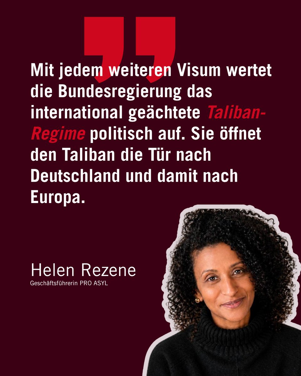 ProAsyl's tweet photo. Taliban rein, Geflüchtete raus? Eine weitere Gruppe Taliban-Gesandter aus #Afghanistan durfte in Deutschland einreisen, fast zeitgleich gab es erneut eine Abschiebung nach Kabul. Ein fatales Signal für die Menschenrechte.
https://t.co/lE4RP1SY2U https://t.co/KQUfMchYG5