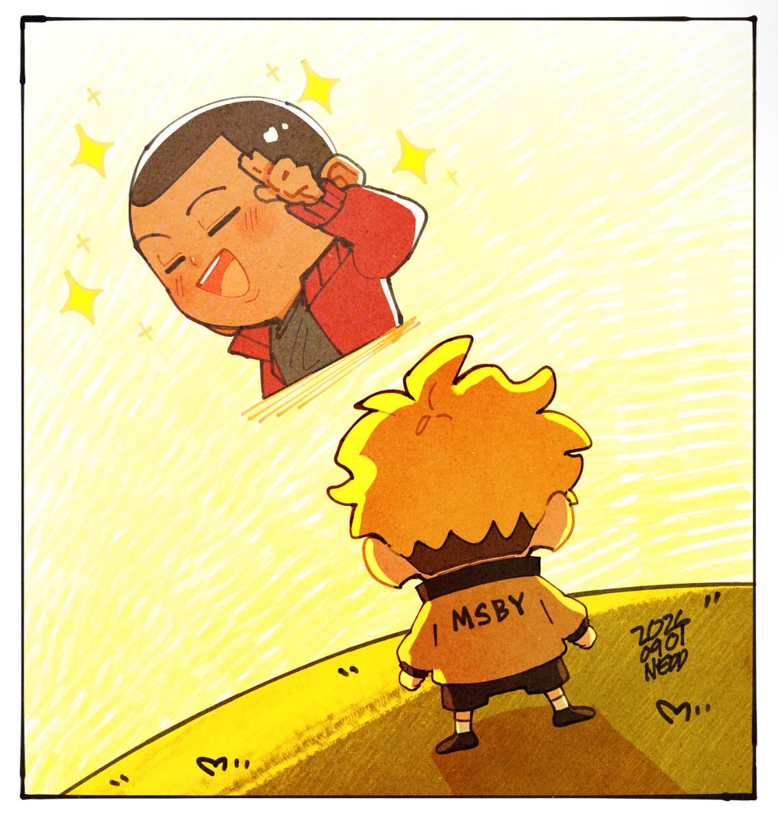 NeddTar's tweet photo. Thank you Aran-senpai for everything you’ve done 😔 You will be missed.

I redraw my old drawing from 2023🤣 ahahaha https://t.co/72VqsUYwxc