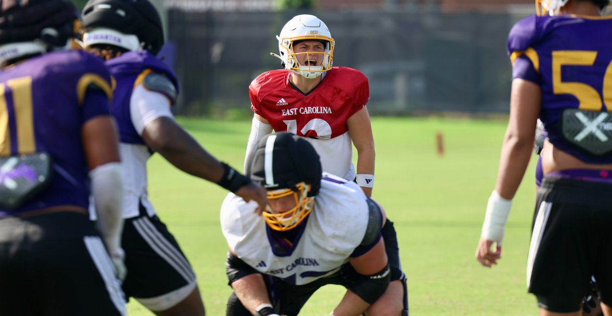 StephenIgoe's tweet photo. "If there's a team to go in there and upset somebody, it's the Pirates."

Many players will be debuting in an ECU uniform on Saturday, but the team that takes the field won't be intimidated, or lacking experience. 

https://t.co/Sq0P6AxKrh https://t.co/E7iI4cAnBT