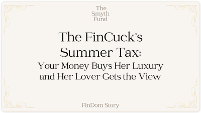 TheSmythFund's tweet photo. One of my Fans is enjoying my Content! You should, too! The FinCuck’s Summer Tax: Your Money Buys Her Luxury and Her Lover Gets the View by Ms Smyth of The Smyth Fund { FinDom Story } https://t.co/Cc7R6jcIe4 https://t.co/QLHLldji1e