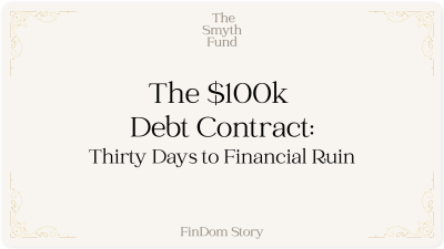 TheSmythFund's tweet photo. Someone is Enjoying my Content! You should, too! The $100k Debt Contract: Thirty Days to Financial Ruin by Ms Smyth of The Smyth Fund { FinDom Story } https://t.co/iJLx3ai7a8 https://t.co/9MIHMncSza