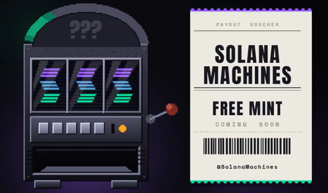 MadChad_eth's tweet photo. 🎁10x GTD spots Solana Machines

3,333 free mint 💰 machines on Solana
Holders get SOL from the pool every 10 days

To enter:
   Like + RT
   Follow @SolanaMachines & @MadChad_eth
   Drop your Solana wallet

⏰Winners in 24h
