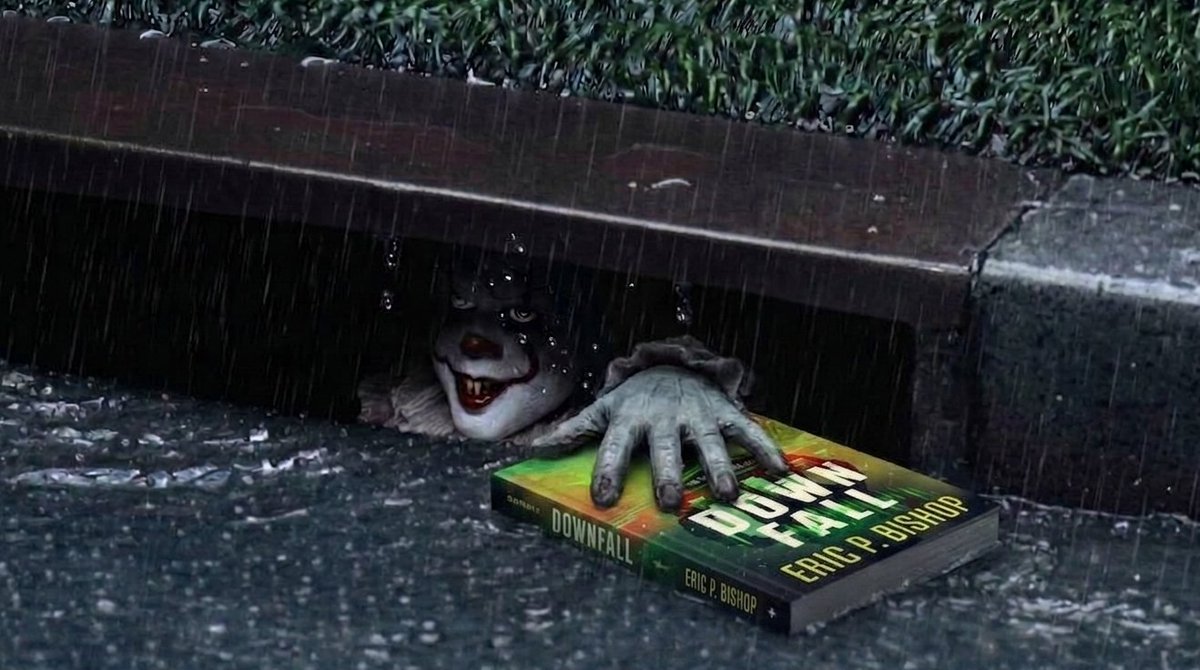 HashtagSpiruli's tweet photo. The "it-Thriller" of August, DOWNFALL by @EPBAuthor stays on the charts, cause we all fall down here. Or something. Grab a copy, dive into the action &amp; protect ya neck. #amReading #Thrillers #BookTwitter https://t.co/BHgOYTNJOs