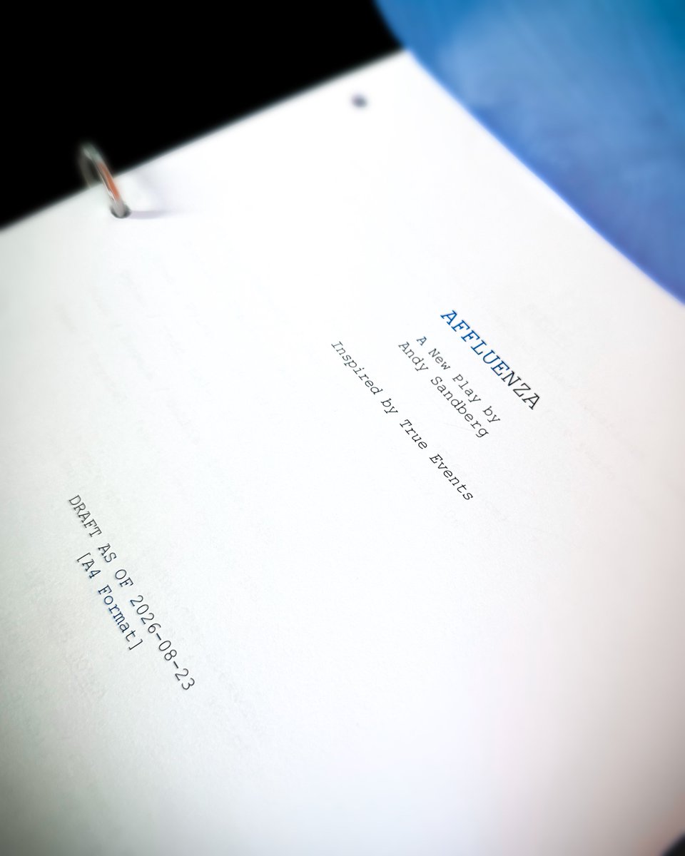 MainstageSeason's tweet photo. 1.9.26 
Day One of rehearsals for #AffluenzaPlay. https://t.co/t6uYBoh925
