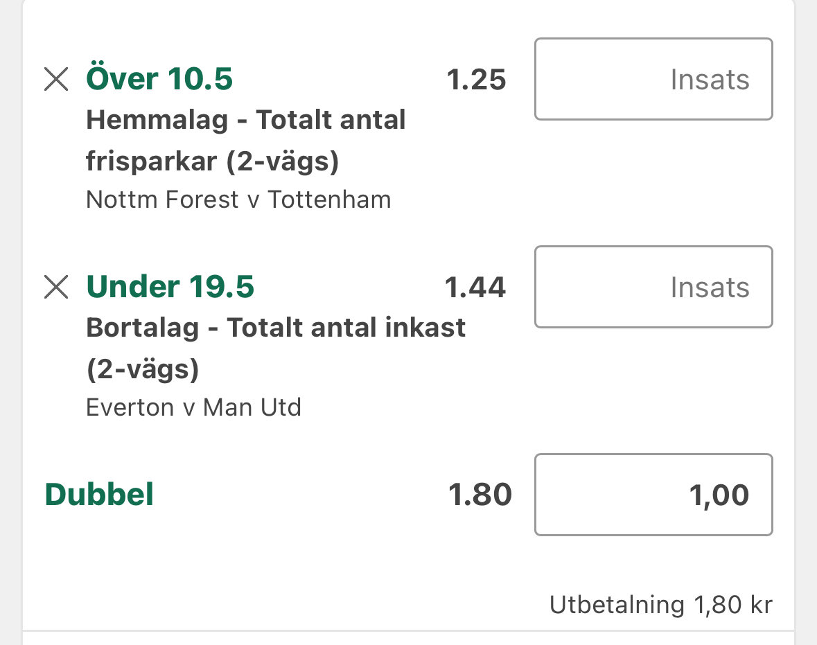 AcumenOdds's tweet photo. Dessa tre spel och flera plockade vi precis i vår gratis telegram grupp!

1U insats på vardera 💎

Alla våra spel grundar sig på helhets analyser över en längre tidshorisont, där hänsyn tas åt båda lagen 👨‍🍳 https://t.co/YSlan3j4NS