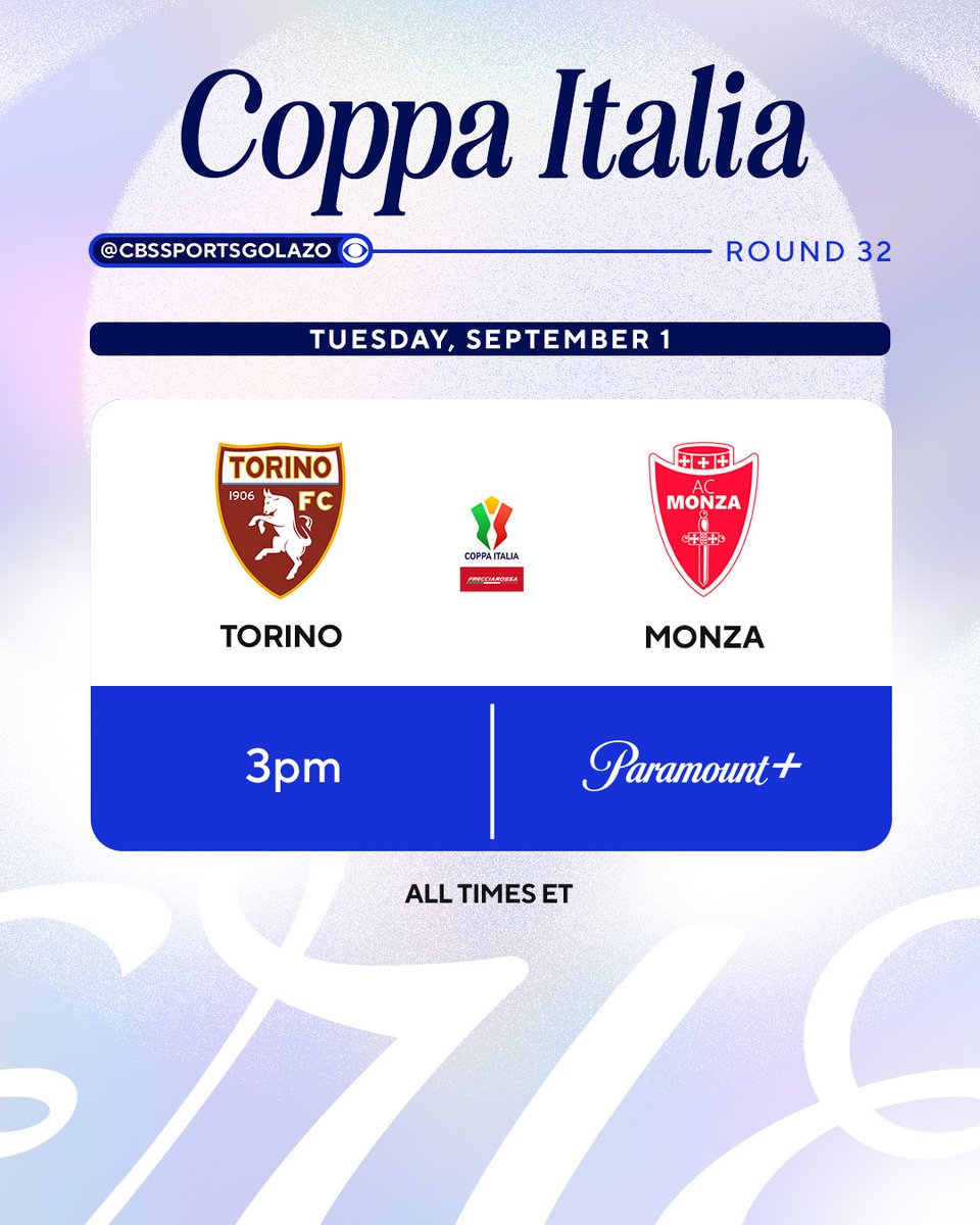 CBSSportsGolazo's tweet photo. Torino and Monza battle it out in the Coppa Italia 😤🇮🇹

Watch live on @paramountplus 📺 https://t.co/2gBxIXY8bj