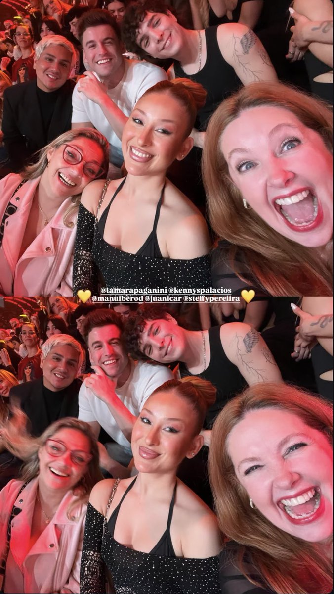 teamojuani__'s tweet photo. Andrea del Boca publicó esta historia de Instagram donde aparece Juani, de ayer en la tribuna juntos ❤️

YIPIO AL 9009 #GranHermano https://t.co/iZfx5I0Puh