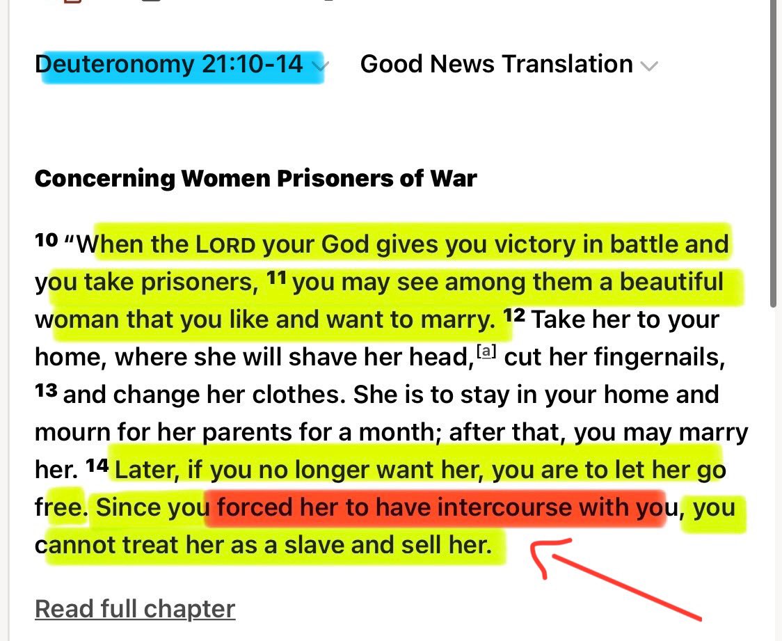 klmazeratt's tweet photo. @Ihunanya_chi U can block me all u want. I have  100 accts, &amp; I’m willing to expose u as long im alive.  I’m ur nightmare.  U said “ a supposed god is said to have approved it. A supposed god is said to have had a hand in it.”

Oh, let’s read the Bible. This is what a supposed god permits https://t.co/EuQI8PbLCS