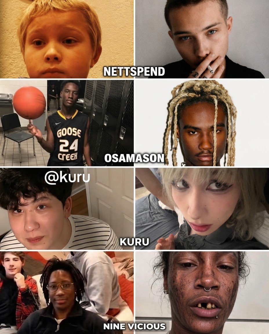 CrossDatStreet's tweet photo. underground rappers then vs now https://t.co/dtlQFz4HRW