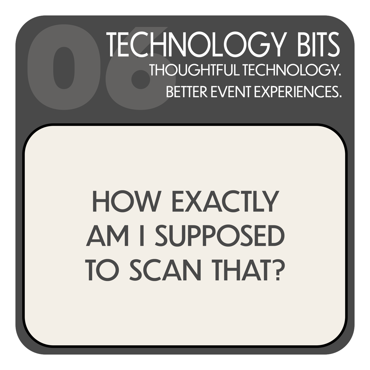 PowerEventGroup's tweet photo. Have you ever gotten an event email on your phone with a QR code to scan in it? Don’t just design your emails for your computer. Design them for how your attendees will use them.

https://t.co/RsZZTcvZ6Y

#EventTechnology #AttendeeExperience #TechnologyBits https://t.co/ONbjmgwO9H