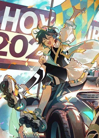 700kdpr's tweet photo. how venti manages 2 pull off all his hoyofair outfits so well needs 2 be studied https://t.co/l8TQglNJK9