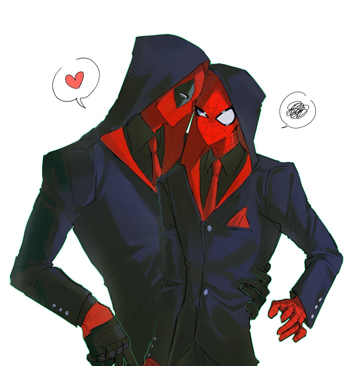 asp_0u's tweet photo. 정장이너므좋아서그렷어요 덷거미화이팅
#spideypool https://t.co/3iQcRv6Ivm