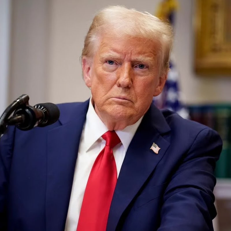 BRICSinfo's tweet photo. JUST IN: 🇺🇸🇮🇷 President Trump warns Iran will be hit "much harder" if it responds to US attacks.

"When it is over, there will be very little left of the Islamic Republic of Iran." https://t.co/jlFFKHJThL
