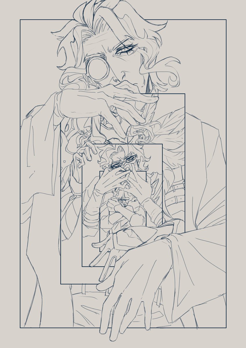 vialtheory's tweet photo. knives.     wip but perceive...     dottoling but it's that one wha cover redraw https://t.co/IfB7dXiEhX