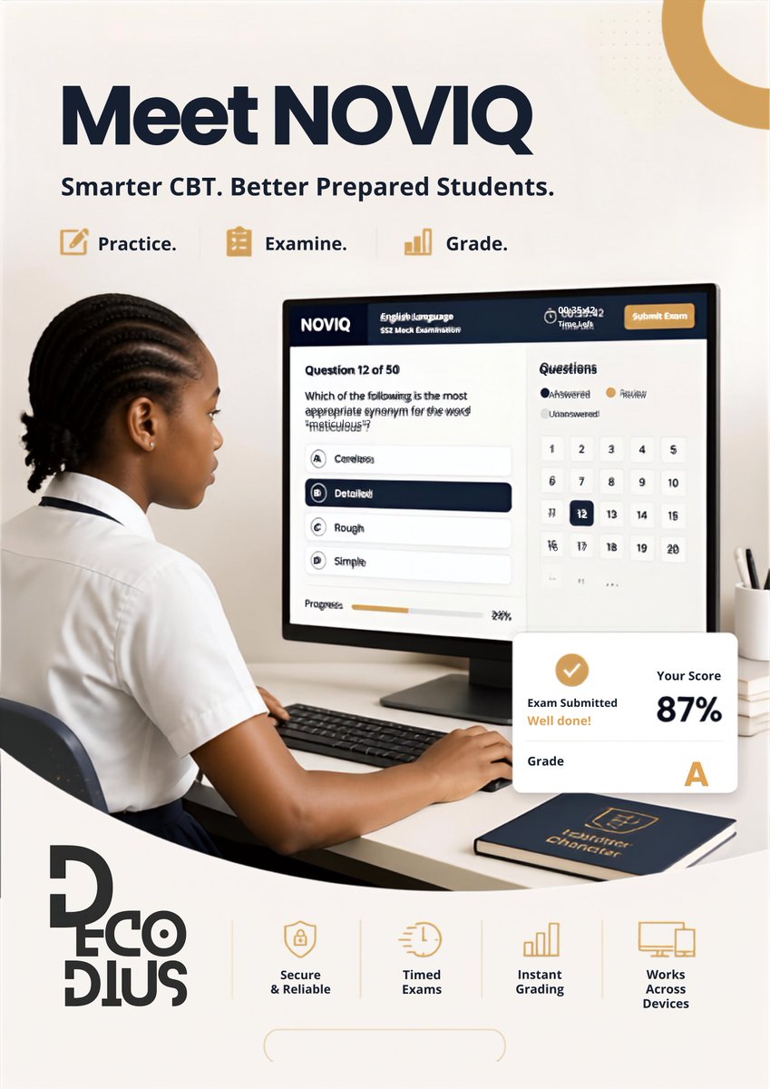 victor_adeoluwa's tweet photo. Just injected an AI agent into NOVIQ (my CBT exam platform) using Voiceflow. No code, just logic.
Wild how powerful these agents are. Thanks to @TSphereOnline and my tutor, Mr. Chidera Okonkwo 🙏
Still building.
#AI #Voiceflow #NoCode #TSAcademy https://t.co/ZkNotvCVO0