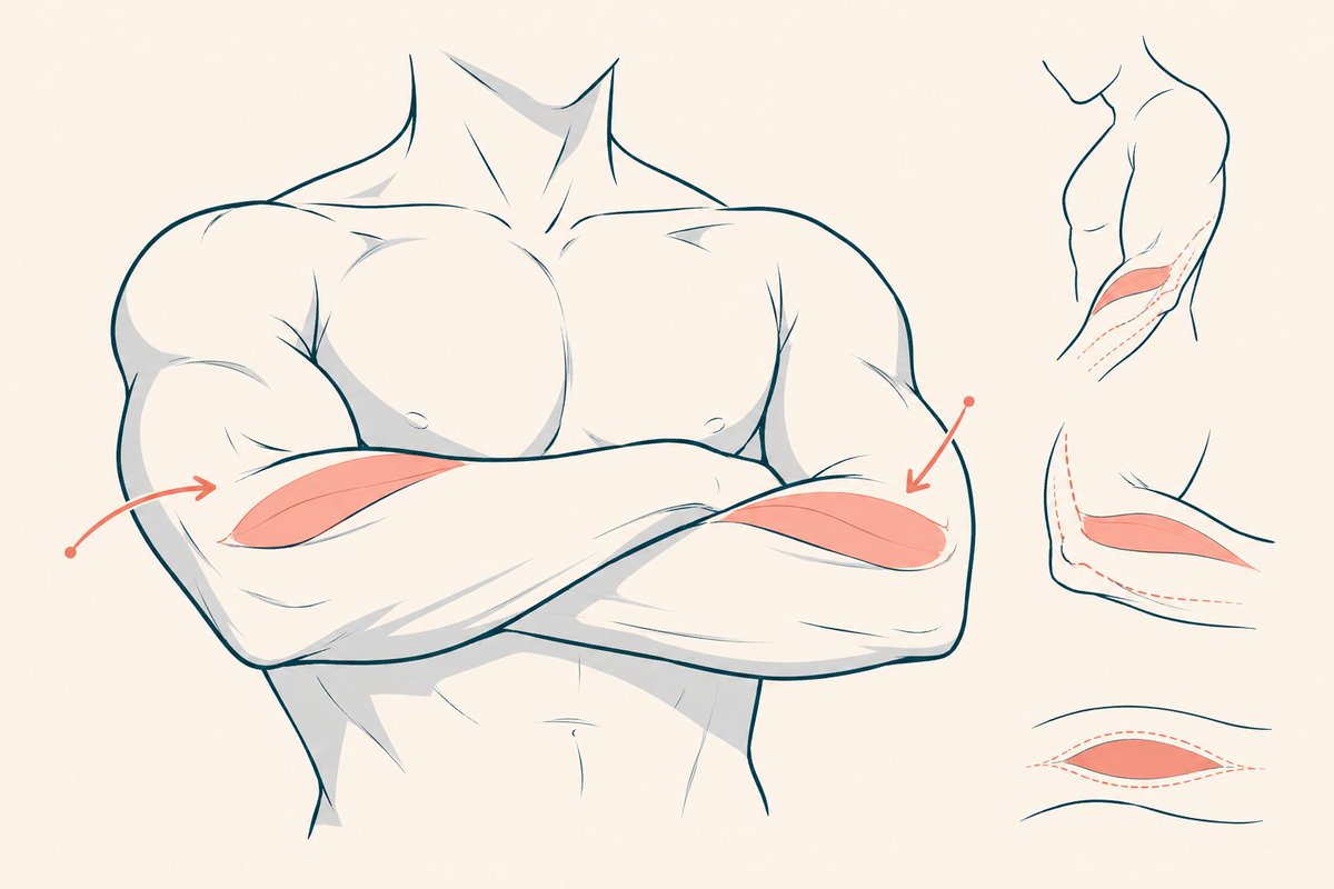 Swaylyx's tweet photo. Crossed arms change the shape and visibility of the forearm muscles. https://t.co/fdV08Zu0L3