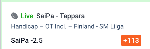 emptynetedge's tweet photo. And now we wait ... 

@Liiga_SaiPa live -2.5. 🤞 https://t.co/lO0Tp1yM3q