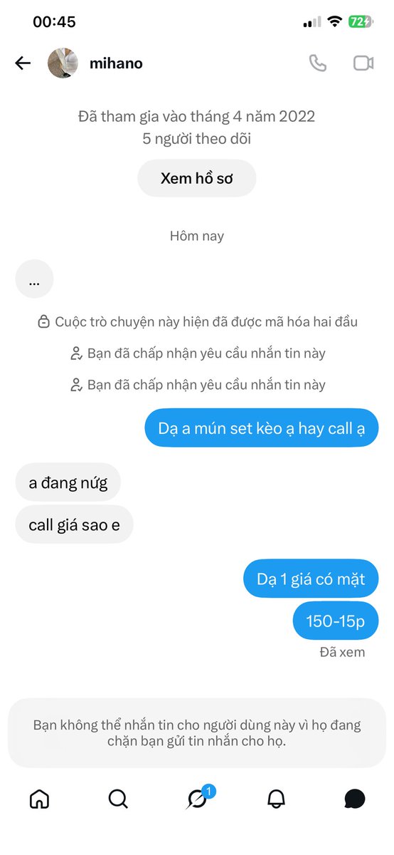 thuqunhhna2a's tweet photo. Nứng hả cha tìm người ta xong block ng ta https://t.co/SKifhJOihy